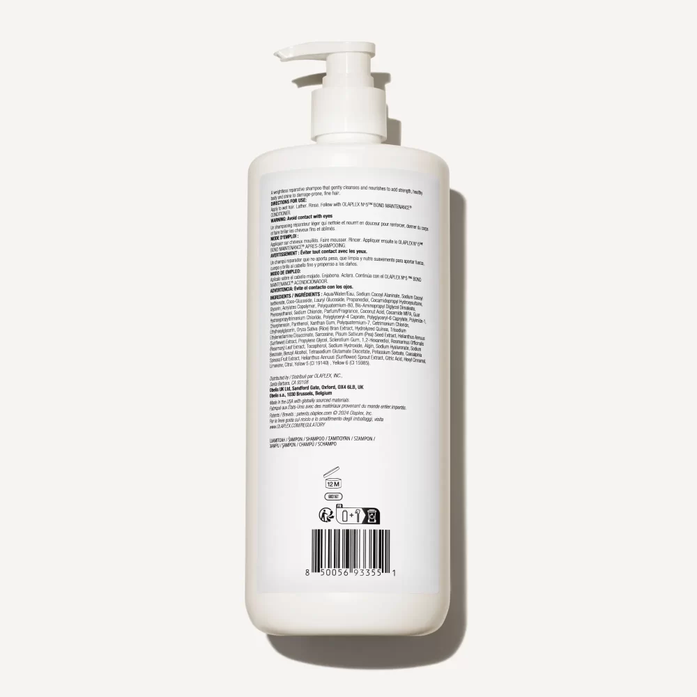 parte de atras Bond Maintenance Shampoo